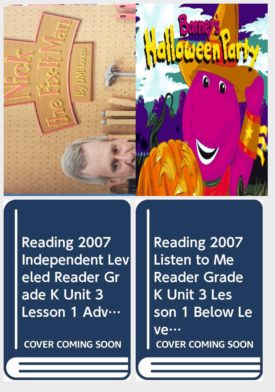 Children's Fun & Educational 4 Pack Paperback Book Bundle (Ages 3-5): Reading 2007 Independent Leveled Reader, Grade K, Unit 1, Lesson 3: Nick the Fix-It Man, Barneys Halloween Party, READING 2007 INDEPENDENT LEVELED READER GRADE K UNIT 3 LESSON 1 ADVANCED Scott Foresman Reading Street, READING 2007 LISTEN TO ME READER GRADE K UNIT 3 LESSON 1 BELOW LEVEL: PANDA NAP