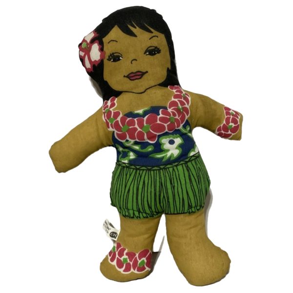 Vintage Hawaiian Huggables C&H Sugar Printed Cloth Stuffed Advertising Rag Doll 14"