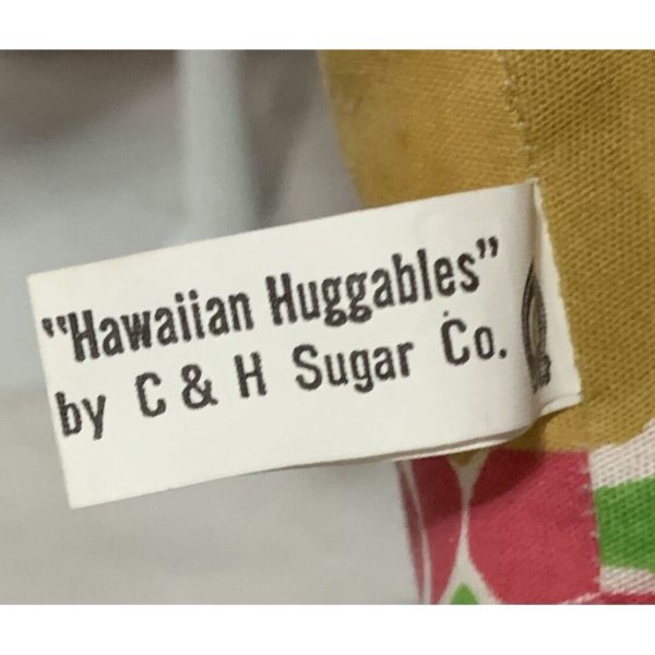 Vintage Hawaiian Huggables C&H Sugar Printed Cloth Stuffed Advertising Rag Doll 14"