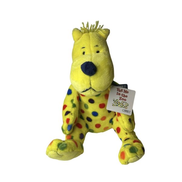 Kohl's Cares Dr Seuss 18" Put Me In The Zoo Yellow Polka Dot Spotted Plush Dog