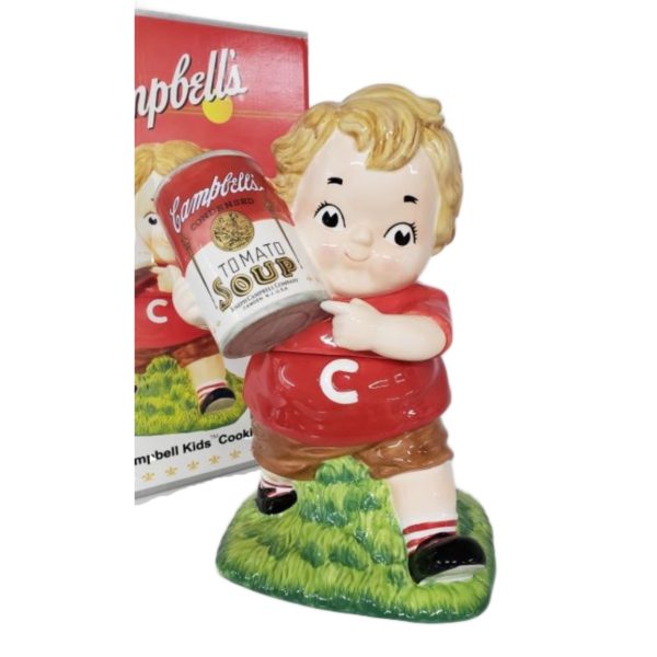 2005 Campbell's Soup Kids Cookie Jar 12” Ceramic