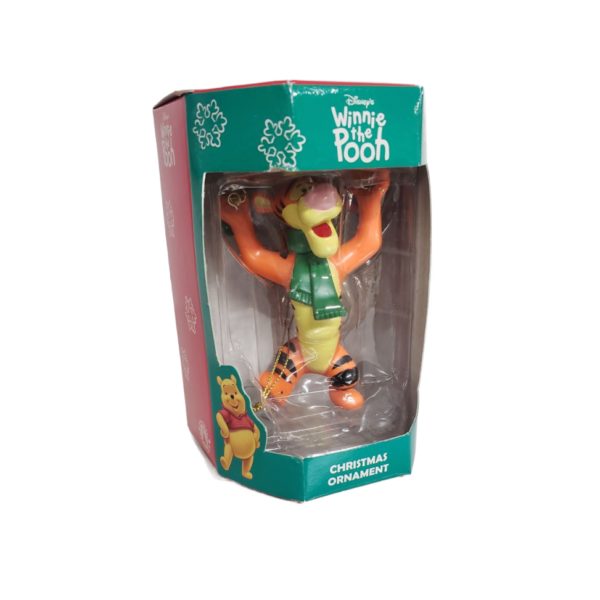 Disney's Winnie the Pooh Christmas Ornament - TIGGER Holding Up Presents
