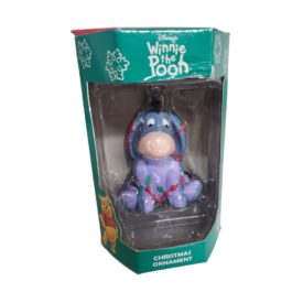 Disney's Winnie the Pooh Christmas Ornament - Eeyore Tangled In Holly Berry Garland