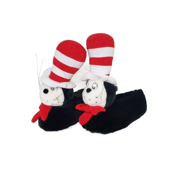 1994 Dr. Seuss The Cat In The Hat Women's Slippers Size 7-8 1/2 Medium