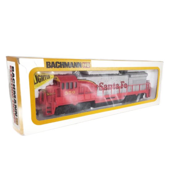 Vintage Bachmann HO Scale Chrome GE U36B Diesel Santa Fe Electric Train No. 0633