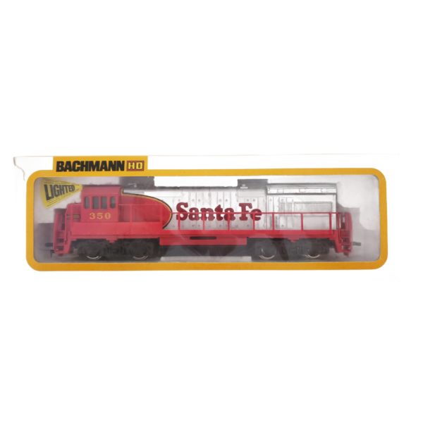 Vintage Bachmann HO Scale Chrome GE U36B Diesel Santa Fe Electric Train No. 0633