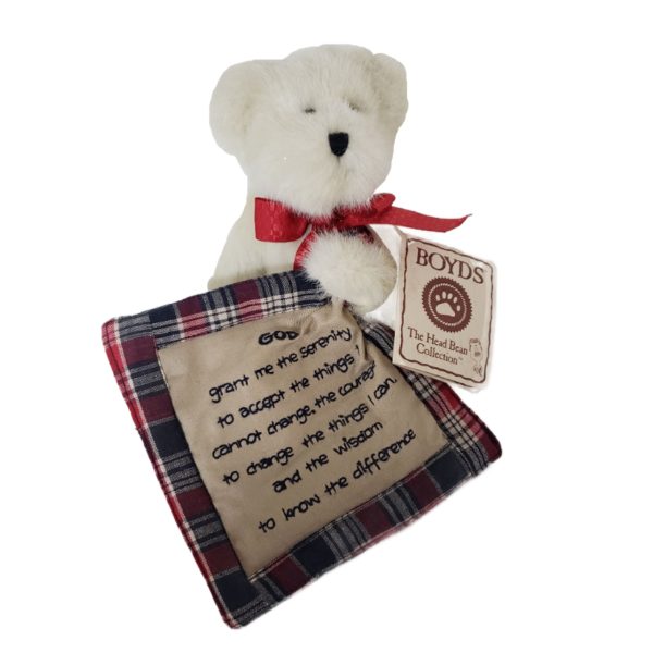 Boyds Bear "Serenity" Prayer 7" Bear Holding Quilt # 94831 Rare