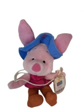 Disney Winnie the Pooh Lasso Roping Piglet Star Bean Plush