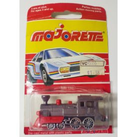 Rare Majorette Western Train No 278 Locomotive Grey 1/87  Diecast France