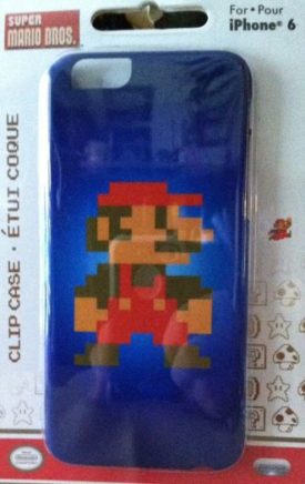 PDP Nintendo NES Super Mario Brothers 8-Bit Blue Clip Case Cover For iPhone 6