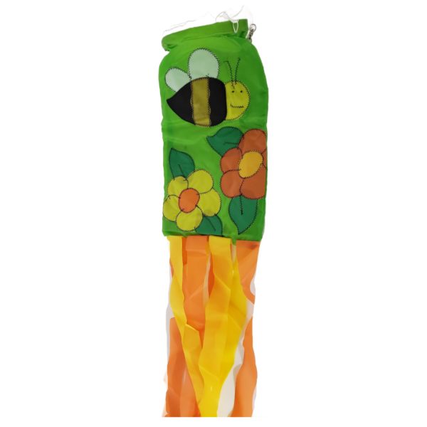 Springtime Bumble Bee & Flowers Windsock 54"