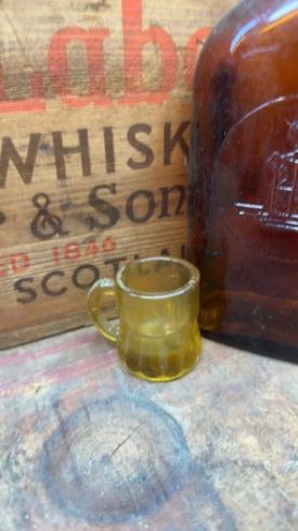 Collectible Shot Glass - Yellow Tankard