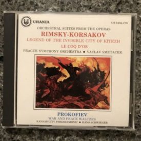 Rimsky-Korsakov: Legend of the Invisible City of Kitezh, Le Coq D'Or; Prokofiev: War and Peace Waltzes (Music CD)