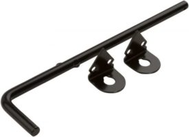 National Hardware N165-902 V836 Cane Bolt in Black,1/2" x 12"