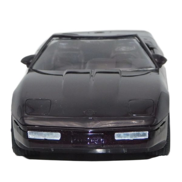 #6577 1992 Chevy Corvette Convertible Black Rose Metallic 1/25 Scale Plastic Promo Model Car, Fully Assembled