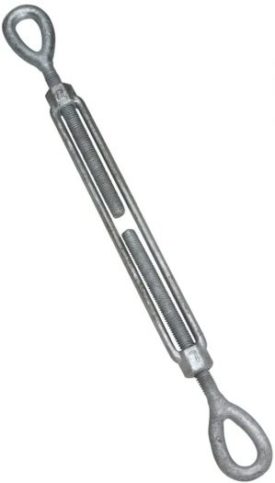 National Hardware N177-410 3270BC Eye to Eye Turnbuckle in Galvanized,1/2" x 9"