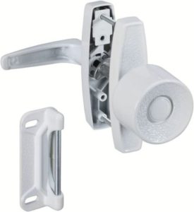 National Hardware N212-993 V1307 Universal Knob Latch in White,1-1/2,1-3/4,3"
