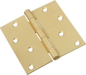 National Hardware N176-644 V512 Door Hinge in Satin Brass