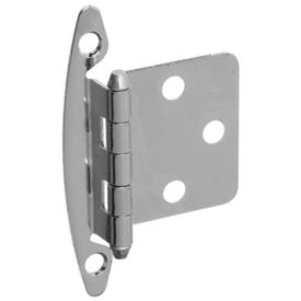 Stanley S826321 2.75 Inch Flush Non-Spring Cabinet Hinge, Chrome