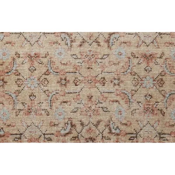 Rockland Hand Knotted Distressed Persian Inspired Style Rug Ivory Rockland Ivory Color Hand Knotted Distressed Persian Inspired Style Rug. 7 ft. x 5 ft. - Threshold designed with Studio McGee