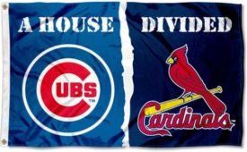 Chicago Baseball and St. Louis House Divided Flag