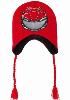 Power Rangers Red Laplander Style Hat (One Size, Child)