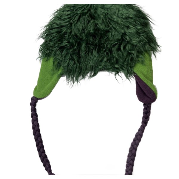 Incredible Hulk Laplander Hat Beanie Costume Kids Avengers Assemble Ages 8+