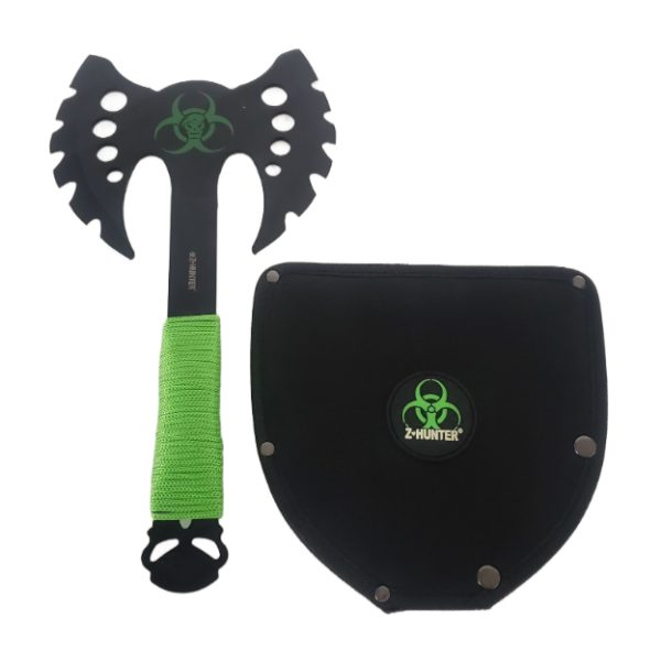 Z-Hunter 15" Machete ZB-117 Zombie Custom And Z-Hunter ZB-AXE12 Axe 13.5"