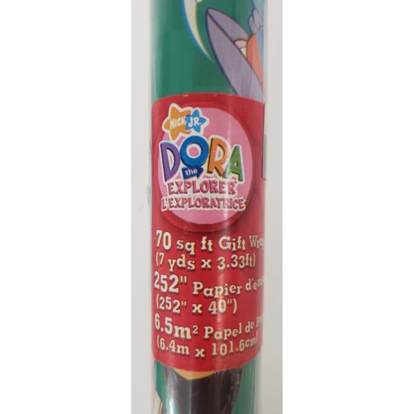 AGC Dora The Explorer Roll of Christmas Gift Wrap 70 sq. ft.