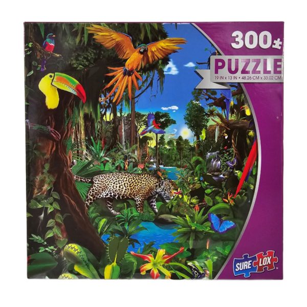 TCG Sure-Lox "Amazon Sunrise" 300 Piece Jigsaw Puzzle by Gerald Newton