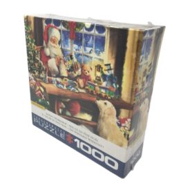 Eurographics "Santa’s Workshop" Jigsaw Puzzle 1000 Piece by Simon Treadwell