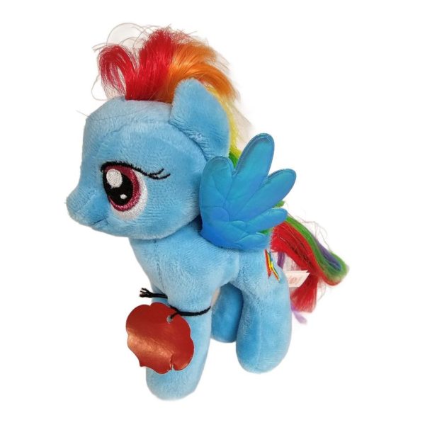 Ty Beanie Baby My Little Pony  7" Rainbow Dash 2014 Hasbro