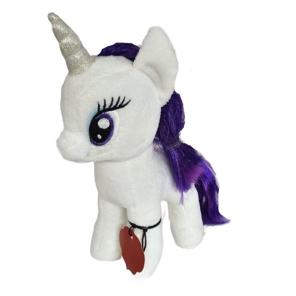 Ty Beanie Baby My Little Pony  7" Rarity 2014 Hasbro