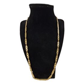 Givenchy Styled G-Link Gold Plated Necklace 24 Inch