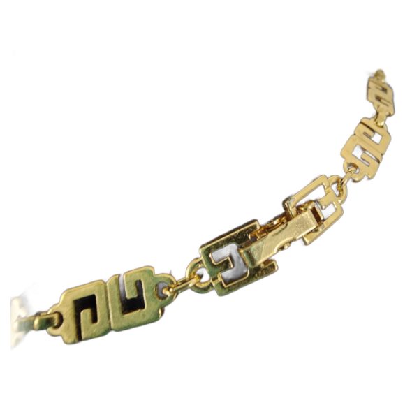 Givenchy Styled G-Link Gold Plated Necklace 24 Inch