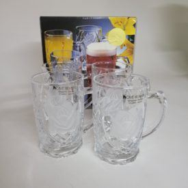 Home Beautiful Crystal Rose Pearls Set of 4 Mugs WY001/415