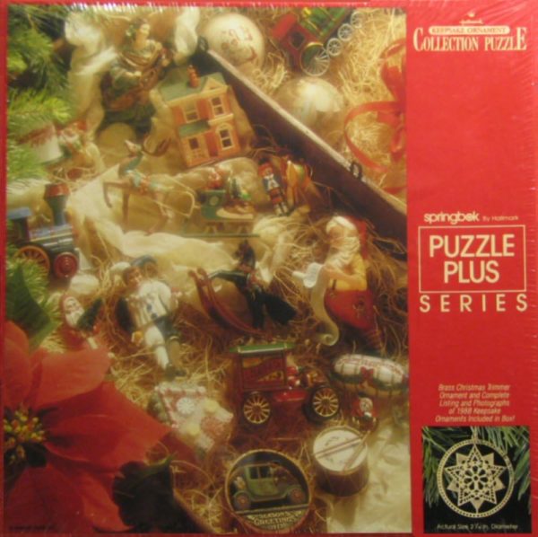 Assorted Puzzles 4 Pack Bundle: Lorena Pugh Long Shots Ruff House 700 Piece Puzzle, Vista Puzzles A Day At the Park 100 Piece Jigsaw Puzzle, Vintage 1990 Milton Bradley Croxley Puzzle 500 Piece Wasserburg, Bodensee, Germany, 500 Piece Hallmark Keepsake Ornament Collection Puzzle by Springbok