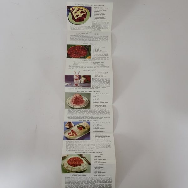 New dessert Recipes with Red Cherries! (Paperback)(New Old Stock)