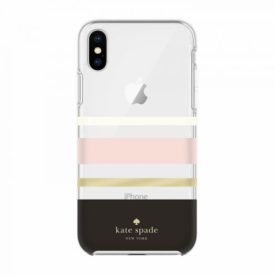 Kate Spade Flexible Hardshell Case for iPhone X/XS - Charlotte Stripe