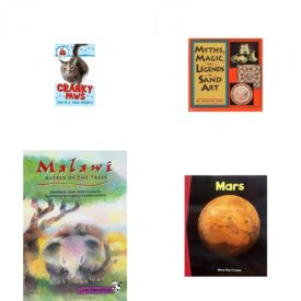 Children's Fun & Educational 4 Pack Paperback Book Bundle (Ages 6-12): Cranky Paws Pet Vet, Myths, Magic, and Legends of Sand Art, Little Celebrations, Malawi-Keeper of the Trees, Single Copy, Fluency, Stage 3b, Mars
