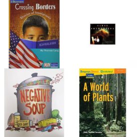 Children's Fun & Educational 4 Pack Paperback Book Bundle (Ages 6-12): Crossing Borders: Stories of Immigrants, Close Encounters: Exploring the Universe with the Hubble Space Telescope, Negative Soup, Language, Literacy & Vocabulary - Reading Expeditions Life Science/Human Body: A World of Plants Language, Literacy, and Vocabulary - Reading Expeditions