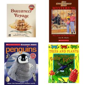 Children's Fun & Educational 4 Pack Paperback Book Bundle (Ages 6-12): Buccaneer Voyage, Mary Anne And The Zoo Mystery The Baby-Sitters Club Mystery, Polar Lands Discover Earths Ecosystems, Trees and Plants in the Rain Forest Deep in the Rain Forest