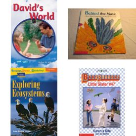 Children's Fun & Educational 4 Pack Paperback Book Bundle (Ages 6-12): BOOK TREKS DAVIDSS WORLD LEVEL 5, Behind the Mask, Language, Literacy & Vocabulary - Reading Expeditions Life Science/Human Body: Exploring Ecosystems Language, Literacy, and Vocabulary - Reading Expeditions, Karens Kite Baby-sitters Little Sister