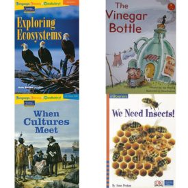 Children's Fun & Educational 4 Pack Paperback Book Bundle (Ages 6-12): Language, Literacy & Vocabulary - Reading Expeditions Life Science/Human Body: Exploring Ecosystems Language, Literacy, and Vocabulary - Reading Expeditions, The Vinegar Bottle, Alphakids Plus, When Cultures Meet : National Geographic Reading Expeditions : Language, Literacy & Vocabulary Avenues, IOPENERS WE NEED INSECTS SINGLE GRADE 2 2005C