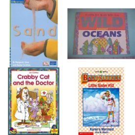 Children's Fun & Educational 4 Pack Paperback Book Bundle (Ages 6-12): IOPENERS SAND SINGLE GRADE 1 2005C, Crafts for Kids Who Are Wild About Oceans, CRABBY CAT AND THE DOCTOR, Karens Mermaid Baby-Sitters Little Sister, No.52