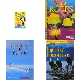 Children's Fun & Educational 4 Pack Paperback Book Bundle (Ages 6-12): Penny Dreadful is a Magnet for Disaster, IOPENERS CORAL REEFS SINGLE GRADE 4 2005C, LITTLE CELEBRATIONS, PENGUIN PARADE, SINGLE COPY, FLUENCY, STAGE 3B Celebration Press, Language, Literacy & Vocabulary - Reading Expeditions Life Science/Human Body: Exploring Ecosystems Language, Literacy, and Vocabulary - Reading Expeditions