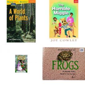 Children's Fun & Educational 4 Pack Paperback Book Bundle (Ages 6-12): Language, Literacy & Vocabulary - Reading Expeditions Life Science/Human Body: A World of Plants Language, Literacy, and Vocabulary - Reading Expeditions, HORRIBLE MIGGLE, THE Dominie Joy Chapter Books, Newfangled Fairy Tales Book #2, An Introduction to Frogs