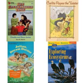 Children's Fun & Educational 4 Pack Paperback Book Bundle (Ages 6-12): Claudia and Mean Janine The Baby-Sitters Club #7, Carlita Ropes the Twister Pair-It Books: Early Fluency: Stage 3, Houghton Mifflin Invitations to Literature: Rd Pback+ Julian Dream 3.2 -Imp JULIAN DREAM, Language, Literacy & Vocabulary - Reading Expeditions Life Science/Human Body: Exploring Ecosystems Language, Literacy, and Vocabulary - Reading Expeditions