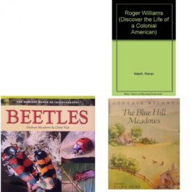 Children's Fun & Educational 4 Pack Paperback Book Bundle (Ages 6-12): The Web Files, Roger Williams Discover the Life of a Colonial American, BEETLES Dominie World of Invertebrates, The Blue Hill Meadows