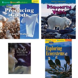 Children's Fun & Educational 4 Pack Paperback Book Bundle (Ages 6-12): Windows on Literacy Language, Literacy & Vocabulary Fluent Social Studies: Producing Goods Language, Literacy, and Vocabulary - Windows on Literacy, Disappearing Wildlife Protect Our Planet, Night Journey Leveled Reader 138B Scott Foresman, Language, Literacy & Vocabulary - Reading Expeditions Life Science/Human Body: Exploring Ecosystems Language, Literacy, and Vocabulary - Reading Expeditions
